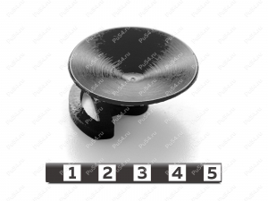 Sucker, 40 mm diameter, Código de product 75-01-011, Poliuretano, PU54i/K72/черный, Imagen №5