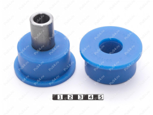 Сайлентблок, Código de product 55-20-001, Poliuretano, PU54/M87/синий, Imagen №2