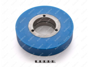 Ролик D155 x d88 x H 38 (восстановление), Código de product 333-01-1123, Poliuretano, PU54/M87/синий, Imagen №3