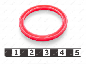 Уплотнение поршня тип DK106 34.8*29*3.1/L=3.6, Código de product 33-78-224, Poliuretano, PU54/M87/синий, Imagen №2