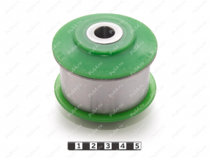 Lateral rod silent block, front suspension (sectional)  OD=65.3 mm, Código de product 1-16-1749, Poliuretano, PU54/M80/зеленый, Imagen №2