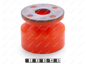 Подушка кузова 2 ряд нижняя (усиленная), Código de product 1-12-748, Poliuretano, PU54/M72/оранжевый, Imagen №2