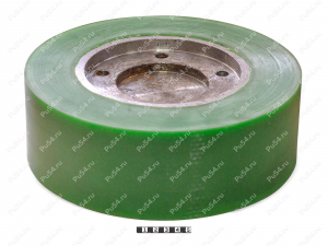 Колесо D 300 x d 195 x H 100 (восстановление), Código de product 333-01-1024, Poliuretano, PU54/M80/зеленый, Imagen №1