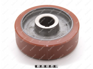 Колесо D150 x d123 x H 50 (восстановление), Código de product 333-01-1141, Poliuretano, PU54Q/E92/коричневый, Imagen №1