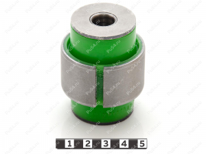 Lower control arm silent block, rear suspension, pressed-in, Código de product 15-06-2351, Poliuretano, PU54/M80/verde, Imagen №2