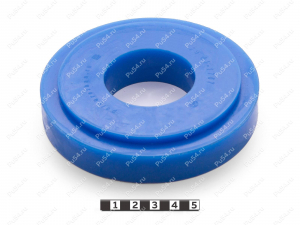 Ролик D120 x d50 x H24, Código de product 33-01-1767, Poliuretano, PU54/M87/синий, Imagen №1