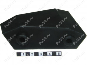 пластинка-трапеция правая, Código de product 50-00-4005-02pf, Poliuretano, PU54/M92/negro, Imagen №1