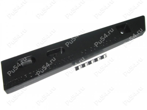 пластинка-полоска левая, Código de product 50-00-4005-04pf, Poliuretano, PU54/M92/negro, Imagen №1
