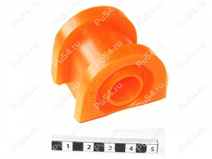 Stabilizer bushing, front suspension., Código de product 8-01-070, Poliuretano, PU54i/K72/темно-оранжевый, Imagen №1