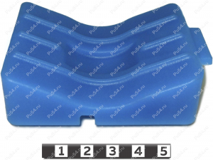 Amortiguador (búfer) de esquí (talón) BRP SKI-DOO 2011-, Código de product 50-03-034, Poliuretano, PU54/M87/синий, Imagen №1