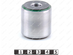 Integral arm silent block, rear suspension (hub), pressed-in, Código de product 21-06-5271, Poliuretano, PU54/M80/verde, Imagen №1