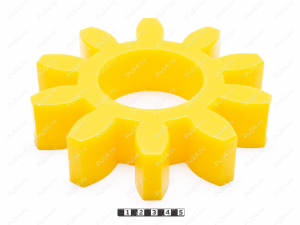 Вставка упругой муфты D200 x d85 x H45, Código de product 33-01-1870, Poliuretano, PU54/M95/желтый, Imagen №1