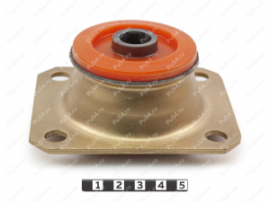 Engine mount (restoration), Código de product 31-12-001, Poliuretano, PU54/M71/naranja, Imagen №1