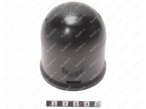 Заглушка фаркопа «шарик», D=50mm без фиксатора, Código de product 0-00-963, Poliuretano, PU54/M71/negro, Imagen №1