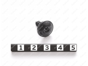 Саморез 4,9*15,9 мм черный, Н-2182, Código de product 0-75-073, Poliuretano, Imagen №1