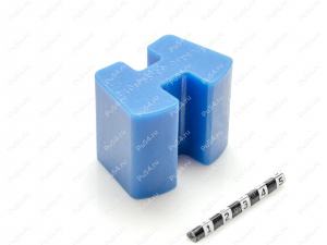 Вставка N-EUpex/Н-Flex 315, эластичный H-образный элемент муфты, Código de product 33-99-9014, Poliuretano, PU54/M87/синий, Imagen №1