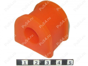 Stabilizer bushing, rear suspension., Código de product 8-01-452, Poliuretano, PU54i/K72/темно-оранжевый, Imagen №1