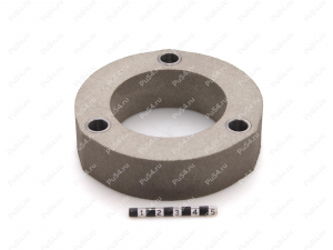 Front shock absorber strut spacer, 30 mm, Código de product 1-12-1693, Poliuretano, Полипропилен со втулками серый, Imagen №2