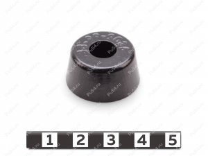 Pata de dispositivo, Código de product 33-99-9035, Poliuretano, PU54i/K80/черный, Imagen №2