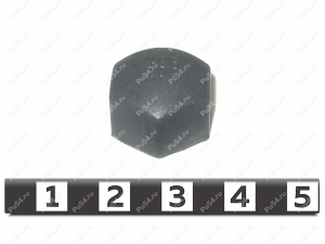 Hub screw-bolt hardcover, front suspension, Código de product 2-07-100, Poliuretano, PU54/M80/negro, Imagen №6