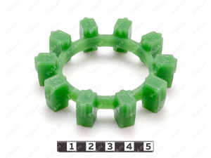 POLY-NORM 38 вставка муфты KTR, эластичная, Código de product 33-99-9068, Poliuretano, PU54/M80/зеленый, Imagen №1