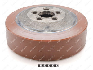 Колесо D 230 х d 180 х H 65 (восстановление), Código de product 333-01-1054, Poliuretano, PU54/E90/коричневый, Imagen №1