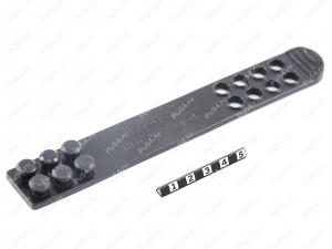 Fixing strap, Código de product 33-00-074, Poliuretano, PU54/M71/negro, Imagen №1