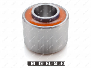 Сайлентблок вибрострелы машины выкопачной Holmac HZC 30 65,8x32х55, Código de product 33-06-920, Poliuretano, PU54/M72/оранжевый, Imagen №1