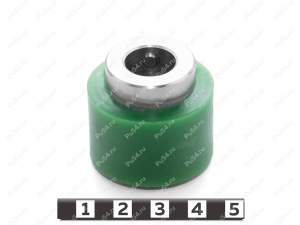 Ролик конвейера  D35 x d25 x H20 (восстановление), Código de product 333-01-1275, Poliuretano, PU54/K80/зеленый, Imagen №1