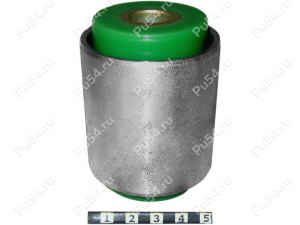 Trailing arm silent block, rear suspension, pressed-in (hub), Código de product 3-06-0651, Poliuretano, Imagen №1