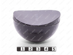 Подпятник D66, Código de product 33-01-1802, Poliuretano, PU54/M72/черный, Imagen №3