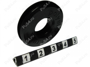 Push in clip mate holder (original size clip), Código de product 50-17-440, Poliuretano, PU54/M71/negro, Imagen №1
