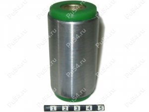 Spring silent block, rear suspension, front lug (pressed-in), Código de product 3-06-17961, Poliuretano, Imagen №1