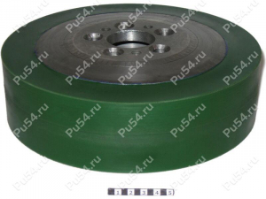 Wheel D 240 x d 180 x h 67 (restoration), Código de product 333-01-736, Poliuretano, PU54/K80/verde oscuro, Imagen №1