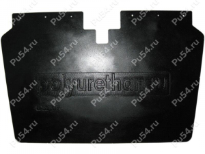 Guardabarros de pista para motos de nieve, reforzado, Código de product 50-19-012, Poliuretano, PU54/M71/negro, Imagen №1