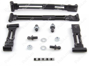 Hood straps full set, Código de product 50-20-054, Poliuretano, negro, Imagen №1