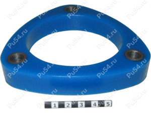 Rear shock absorber strut spacer, 20 mm, Código de product 8-12-0202, Poliuretano, Полипропилен со втулками синий, Imagen №1