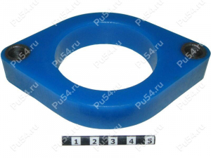 Rear shock absorber strut spacer, 20 mm, Código de product 8-12-0222, Poliuretano, Полипропилен со втулками синий, Imagen №2