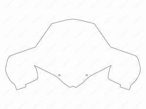 Snowmobile BRP SUMMIT 2009-2011 (45,5 sm, 2 mm, PC) windshield, Código de product 50-44-478PK, Poliuretano, Imagen №6