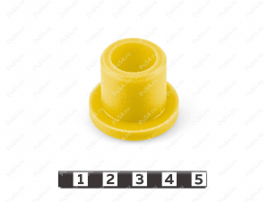 Buje del brazo inferior de la suspensión delantera, el brazo inferior y superior de la suspensión trasera, OD = 23mm, Código de product 55-01-012, Poliuretano, PU54/M95/желтый, Imagen №3