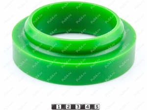 Espaciador de resorte trasero, + 20 mm, Código de product 1-12-1802, Poliuretano, PU54/M80/verde, Imagen №1