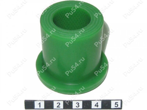 Spring bushing, rear suspension, Código de product 2-10-090, Poliuretano, PU54/M80/зеленый, Imagen №1
