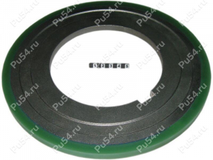 Bushing D 256 x d 235 x H 10 (restored), Código de product 333-01-781, Poliuretano, PU54/K80/verde oscuro, Imagen №1