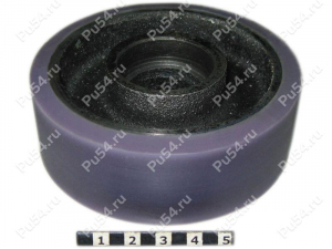 Roll (restoration), Código de product 333-01-787, Poliuretano, PU54/K87/púrpura, Imagen №1