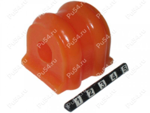 Stabilizer bushing, rear suspension, ID=15/13 mm, Código de product 12-01-3315, Poliuretano, PU54i/K72/темно-оранжевый, Imagen №1