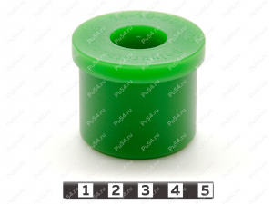 Spring bushing UAZ 469, Código de product 14-10-003, Poliuretano, PU54i/K72/темно-оранжевый, Imagen №1