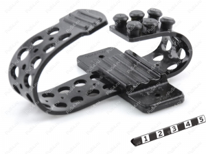 Universal clamp (medium), Código de product 33-20-728, Poliuretano, negro, Imagen №1