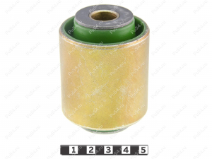 Casquillo de la barra de arrastre inferior de la suspensión trasera, Código de product 40-06-0011, Poliuretano, PU54/M80/зеленый, Imagen №1