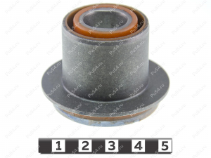 1-20-978 деталь2 (овальная), Código de product 1-20-978-det2-(oval), Poliuretano, PU54/M72/оранжевый, Imagen №1