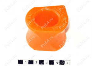 Buje del estabilizador, suspensión delantera, Código de product 1-01-513, Poliuretano, PU54i/K72/темно-оранжевый, Imagen №1